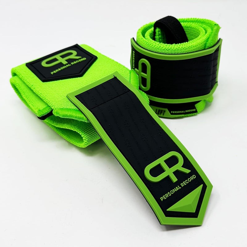 PR Personal Record Heavy Duty Premium Wrist Wraps, More Elasticity, Reinforced Stitching, Extra Wide Strap, Strong Thumb Loop, Larry Wheels Weightlifting Wraps - Image 5